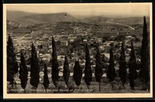 AK Nazareth, General View and Mount of Precipitation