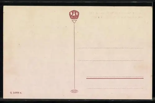 Künstler-AK Edward Harrison Compton: Lago di Misurina mit den drei Spitzen