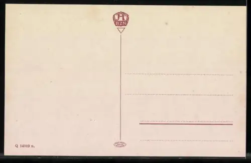 Künstler-AK Edward Harrison Compton: Toblach, Dürrensee mit Monte Cristallo
