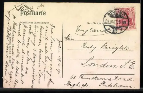 AK Berlin-Tiergarten, Strassenpartie am Kriminalgericht