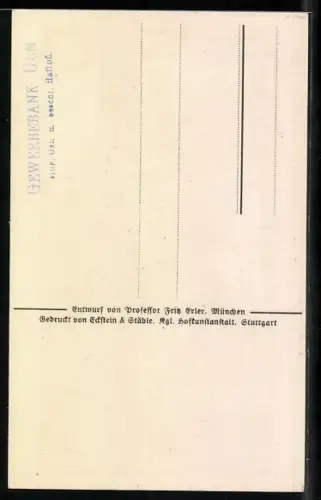 Künstler-AK Aufruf Zeichnet Kriegsanleihe, Bordschütze am MG eines Flugzeugs