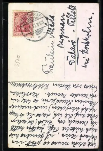 AK Hessische Trachten, Schwälmer Brautpaar