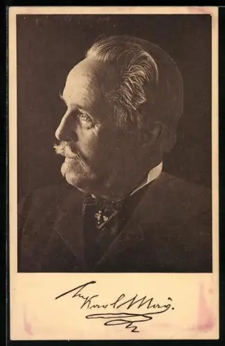 AK Porträt Schriftsteller Karl May