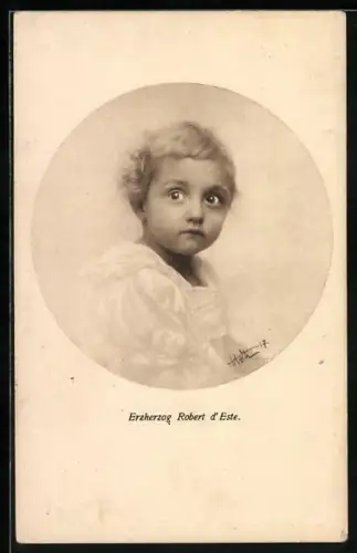 AK Erzherzog Robert d`Este von Österreich als Kleinkind