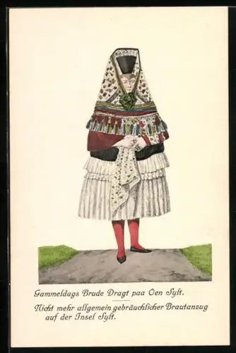 AK Sylt, Friesin im Brautkleid