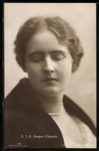 AK Printesa / Prinzessin Elisaveta von Rumänien