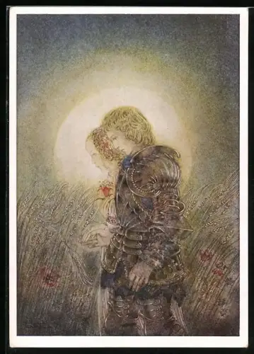 Künstler-AK Sulamith Wülfing: Bild 6, Abend