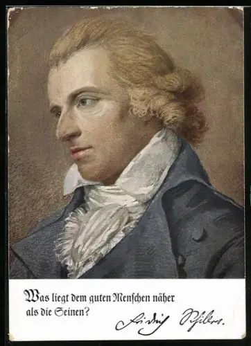 AK Deutsche Männer - deutsche Worte, Friedrich Schiller