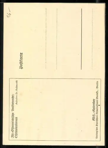 AK 2 Osttirolerinnen in Tracht