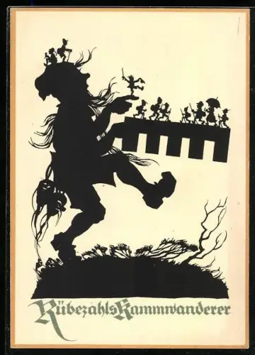 Künstler-AK Georg Plischke: Rübezahls Kammwanderer
