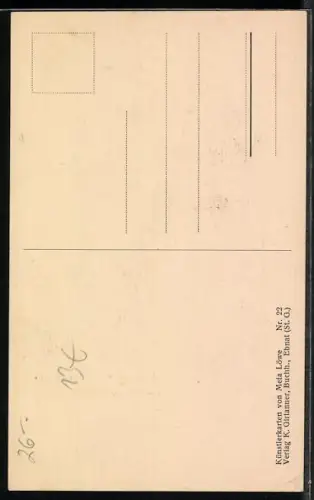 Künstler-AK Meta Löwe: Weihnachtswunder