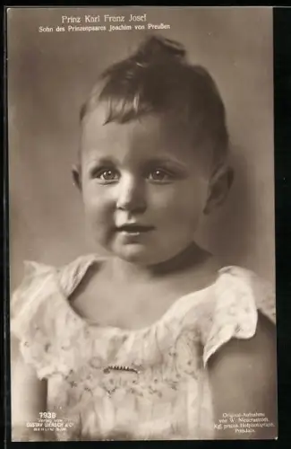 AK Prinz Karl Franz Joseph als Kind