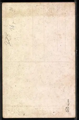 Künstler-AK Ferdinand von Reznicek: Liebhaber beim Rendezvous mit seiner Geliebten