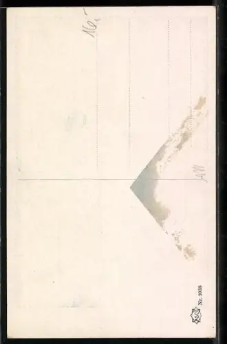 Künstler-AK Ferdinand von Reznicek: Liebhaber beim Rendezvous mit seiner Geliebten