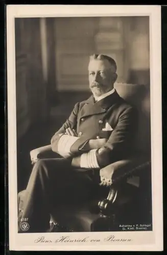 AK Portrait Prinz Heinrich von Preussen
