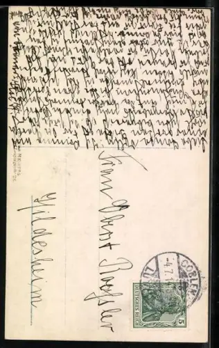 AK Kronprinz Wilhelm von Preussen in Uniform in salopper Pose auf einem Sessel