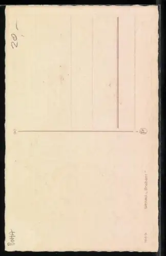 Künstler-AK Erna Maison-Kurt: Zwei Mädchen streiten sich um eine Puppe