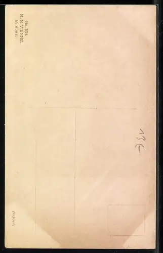 Künstler-AK Clarence F. Underwood: Paar in einer Menschenmenge