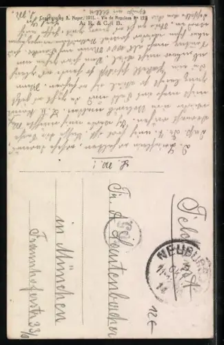 Künstler-AK Domenico Mastroianni: Immortalite, Adler mit einem Porträt Napoleons