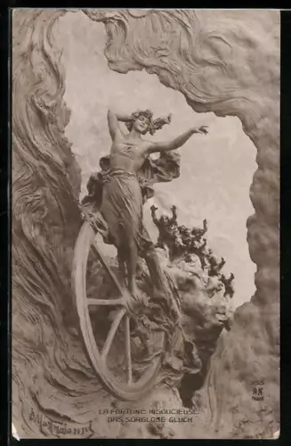 Künstler-AK Domenico Mastroianni: La Fortune Insoucieuse