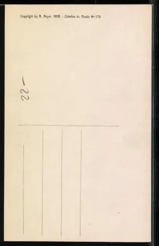 Künstler-AK Domenico Mastroianni: Creation du Monde 7e jour, Le repos de Dieu