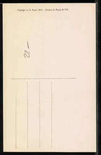 Künstler-AK Domenico Mastroianni: Création du Monde