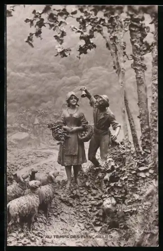 Künstler-AK Domenico Mastroianni: Au Temps des Fiancailles, Allegorie