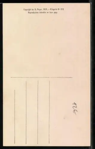 Künstler-AK Domenico Mastroianni: Le Pont des Amours, Brücke der Liebe