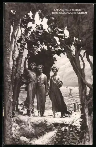 Künstler-AK Domenico Mastroianni: La Vie Heureuse, Das glückliche Leben
