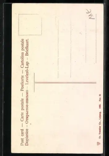 AK Porträt Friedrich von Schiller zum hundertsten Todestage