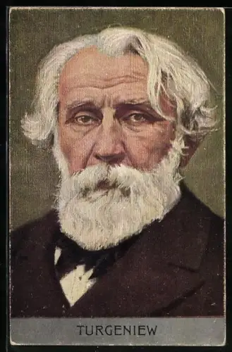 AK Portrait Schriftsteller Turgeniew