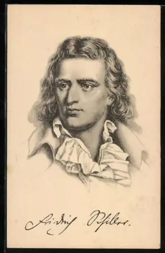 Künstler-AK Portrait von Friedrich Schiller