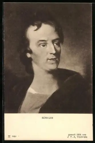 AK Portrait von Friedrich Schiller