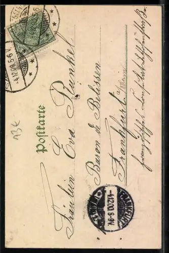 Lithographie Die sieben Raben, Märchen