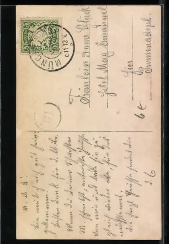 AK Hänsel und Gretel am Hexenhaus, Märchen