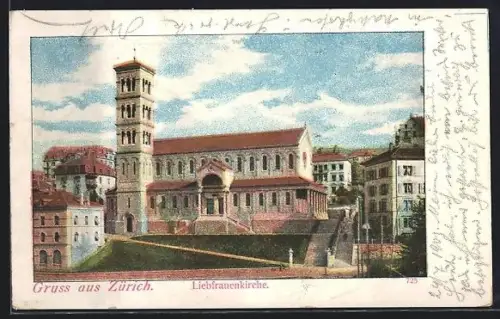 AK Zürich, Liebfrauenkirche