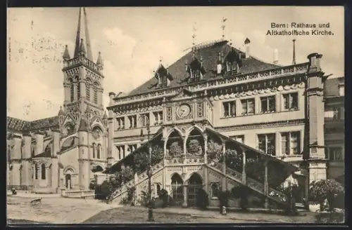 AK Bern, Rathaus und Altkatholische Kirche