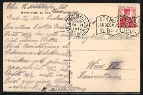 AK Bern, Rathaus und Altkatholische Kirche