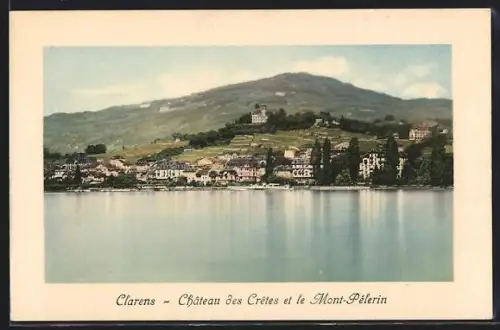AK Clarens, Château des Crêtes et le Mont-Pélerin
