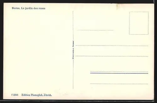 AK Bern, Röseligarten-Promenade