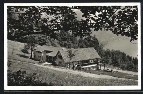 AK Weggis, Blick zum Blaukreuzheim