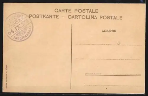 AK Kleine Scheidegg /Jungfraubahn, Kleine Scheidegg mit Jungfrau