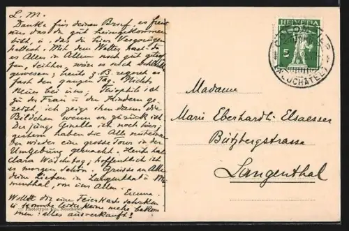 AK Colombier /NE, Le Chateau