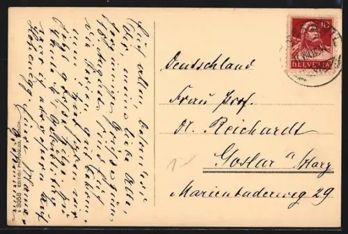 AK Wädenswil, Blick zum Schloss