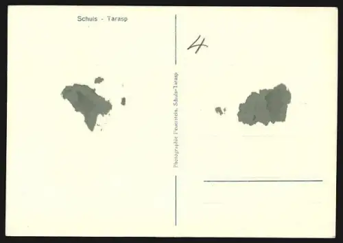 AK Tarasp /Schuls, Ortsansicht mit Brücke und Kirche