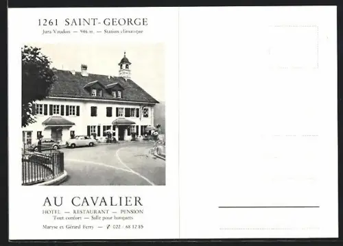 AK Saint George, Hotel Restaurant Au Cavalier, Propr. Maryse et Gérard Ferry