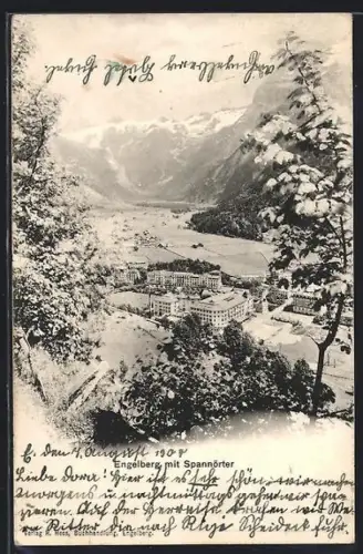 AK Engelberg, Panorama mit Spannörter