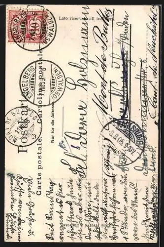 AK Engelberg, Panorama mit Spannörter