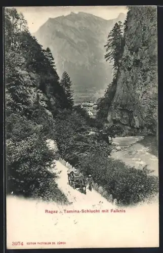 AK Ragaz, Tamina-Schlucht mit Falknis