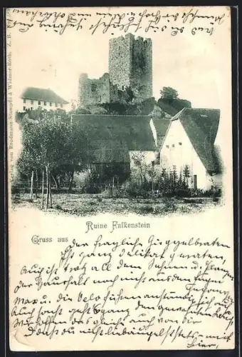 AK Schönenwerd, Häuser an der Ruine Falkenstein